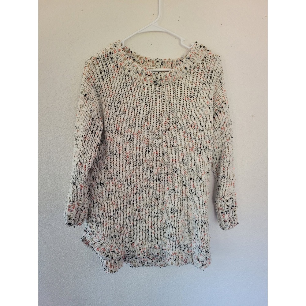 Moon & Madison Womens Confetti Knit Sweater Long Sleeve Size Small #17‎